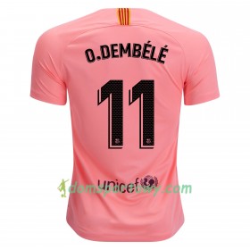 Koszulka FC Barcelona Ousmane Dembele 11 Trzeci Koszulki Piłkarskie 2018-2019 Krótki Rękaw